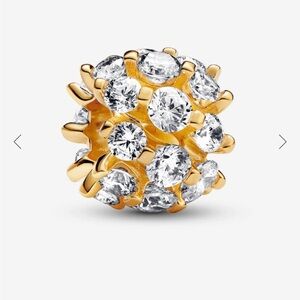 Pandora sparkling round charm